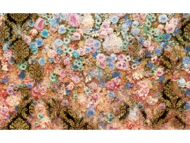 Fotobehang Bloemen, Klassiek | Roze | 104x70,5cm