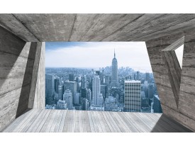 Fotobehang Vlies | Skyline, Modern | Blauw | 368x254cm (bxh)