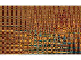 Fotobehang 3D, Modern | Oranje | 104x70,5cm