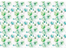 Fotobehang Bloemen, Klassiek | Groen | 104x70,5cm
