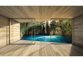 Fotobehang Natuur, Modern | Blauw | 152,5x104cm