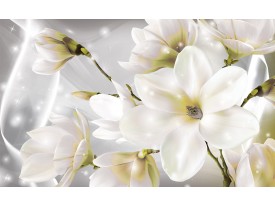 Fotobehang Vlies | Magnolia | Groen, Grijs | 368x254cm (bxh)