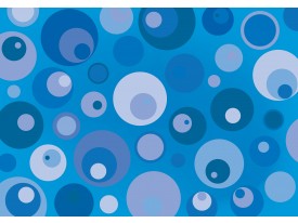 Fotobehang Vlies | Design | Blauw, Grijs | 368x254cm (bxh)