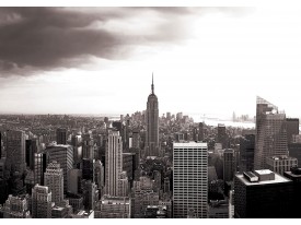 Fotobehang New York | Grijs | 416x254