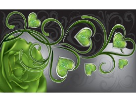 Fotobehang Art | Groen | 104x70,5cm