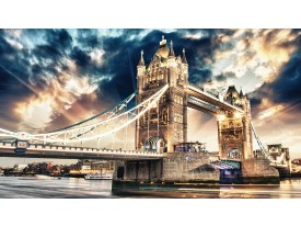 Fotobehang Papier London | Sepia | 368x254cm