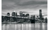 Fotobehang New York | Zwart, Wit | 312x219cm