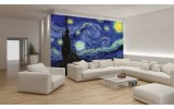 Fotobehang Van Gogh | Blauw | 208x146cm
