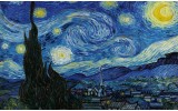 Fotobehang Vlies | Van Gogh | Blauw, Geel | 368x254cm (bxh)