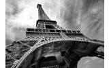 Fotobehang Vlies | Eiffeltoren, Parijs | Grijs | 368x254cm (bxh)