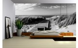 Fotobehang Strand | Grijs, Zwart | 104x70,5cm