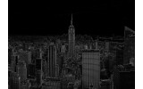 Fotobehang Vlies | New York | Zwart | 368x254cm (bxh)