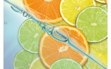 Fotobehang Fruit, Keuken | Oranje, Groen | 208x146cm
