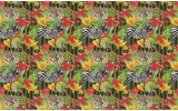 Fotobehang Jungle | Rood, Groen | 104x70,5cm