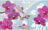 Fotobehang Papier Orchideeën, Bloemen | Roze | 254x184cm