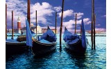 Fotobehang Venetië, Stad | Blauw, Groen | 416x254