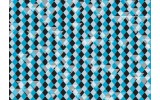 Fotobehang Papier Abstract | Blauw, Grijs | 254x184cm