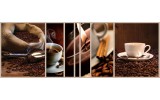 Fotobehang Vlies Koffie, Keuken | Bruin | GROOT 832x254cm