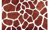 Fotobehang Papier Giraffe | Bruin | 254x184cm