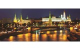 Fotobehang Moscow, Stad | Oranje | 250x104cm
