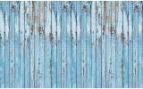 Fotobehang Hout, Landelijk | Blauw | 104x70,5cm