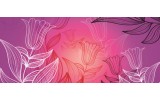 Fotobehang Bloemen | Paars, Roze | 250x104cm
