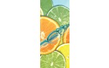 Deursticker Muursticker Fruit, Keuken | Groen | 91x211cm
