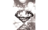 Fotobehang Papier Diamant, Steen | Grijs | 184x254cm