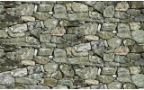 Fotobehang Stenen, Muur | Groen | 104x70,5cm