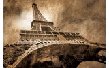 Fotobehang Papier Eiffeltoren, Parijs | Sepia | 368x254cm