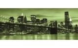 Fotobehang New York | Groen | 250x104cm