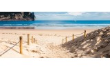 Fotobehang Strand, Zee | Blauw | 250x104cm