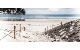 Fotobehang Strand, Zee | Blauw | 250x104cm