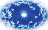 Fotobehang Lucht, Wolken | Blauw | 104x70,5cm