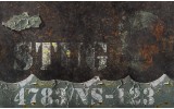 Fotobehang Muur, Industrieel | Bruin | 104x70,5cm