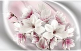 Fotobehang Vlies | Magnolia, Bloemen | Roze | 368x254cm (bxh)