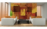 Fotobehang Modern | Bruin, Oranje | 104x70,5cm