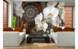 Fotobehang Klassiek, Orchidee | Bruin | 104x70,5cm