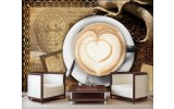 Fotobehang Papier Koffie, Keuken | Bruin | 368x254cm