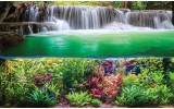 Fotobehang Natuur, Waterval | Groen | 416x254