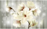 Fotobehang Vlies | Lente, Magnolia | Grijs | 368x254cm (bxh)