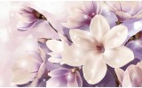 Fotobehang Vlies | Magnolia, Bloem | Paars | 368x254cm (bxh)