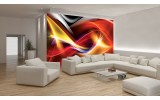 Fotobehang Abstract | Rood, Oranje | 152,5x104cm