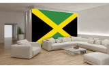 Fotobehang Vlag | Groen, Zwart | 152,5x104cm