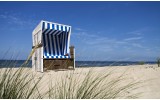 Fotobehang Strand | Blauw | 104x70,5cm