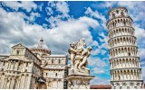 Fotobehang Pisa | Blauw | 208x146cm