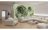 Fotobehang Bloemen | Groen | 152,5x104cm