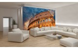 Fotobehang Papier Rome | Oranje | 368x254cm